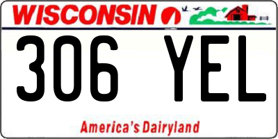 WI license plate 306YEL
