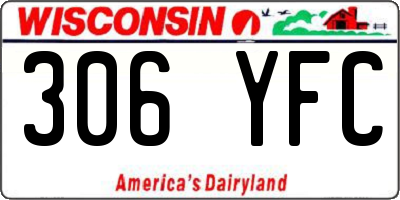 WI license plate 306YFC