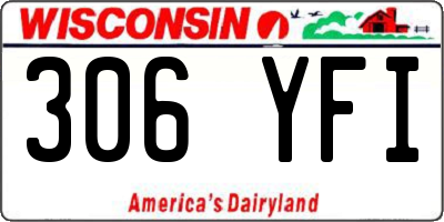 WI license plate 306YFI