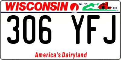 WI license plate 306YFJ