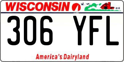WI license plate 306YFL