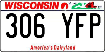 WI license plate 306YFP