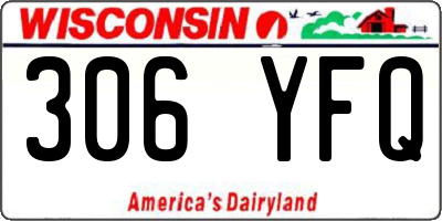 WI license plate 306YFQ