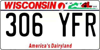 WI license plate 306YFR