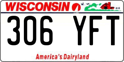WI license plate 306YFT