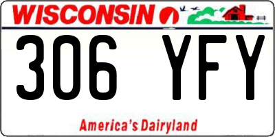 WI license plate 306YFY