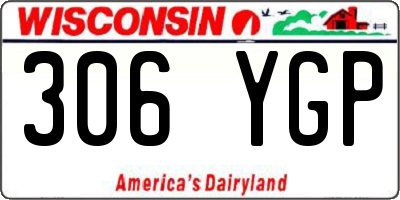 WI license plate 306YGP