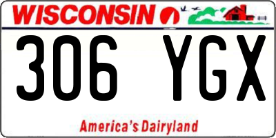 WI license plate 306YGX
