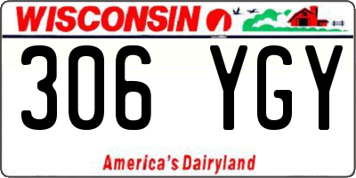 WI license plate 306YGY