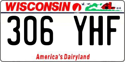 WI license plate 306YHF