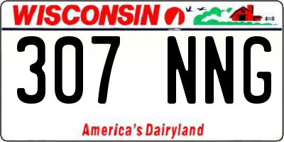 WI license plate 307NNG