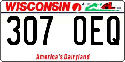 WI license plate 307OEQ