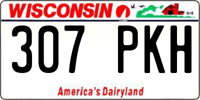 WI license plate 307PKH