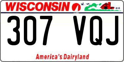 WI license plate 307VQJ