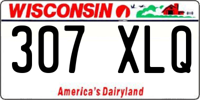 WI license plate 307XLQ