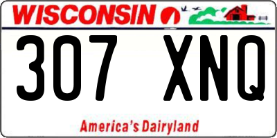WI license plate 307XNQ