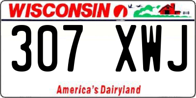 WI license plate 307XWJ