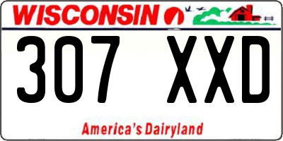 WI license plate 307XXD