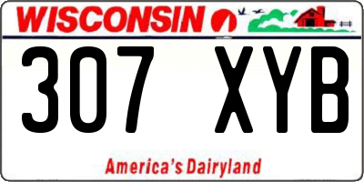 WI license plate 307XYB