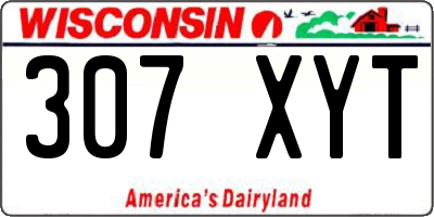 WI license plate 307XYT