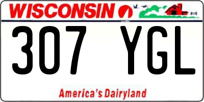 WI license plate 307YGL