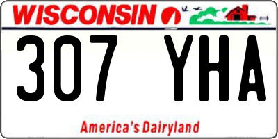 WI license plate 307YHA