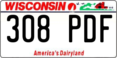 WI license plate 308PDF
