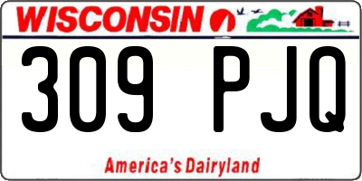 WI license plate 309PJQ