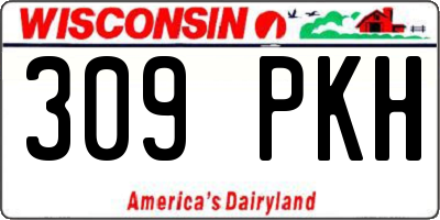 WI license plate 309PKH