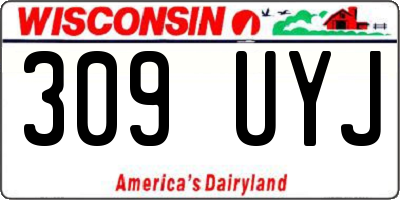 WI license plate 309UYJ