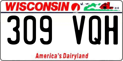 WI license plate 309VQH