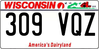 WI license plate 309VQZ