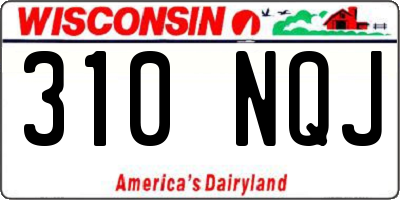 WI license plate 310NQJ