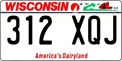 WI license plate 312XQJ