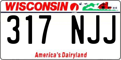 WI license plate 317NJJ