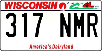 WI license plate 317NMR