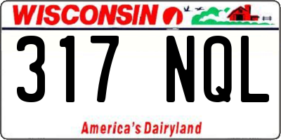 WI license plate 317NQL
