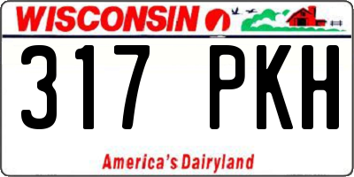 WI license plate 317PKH