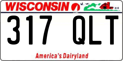 WI license plate 317QLT