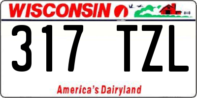 WI license plate 317TZL