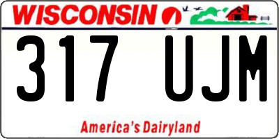 WI license plate 317UJM