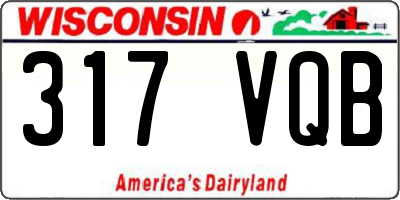 WI license plate 317VQB