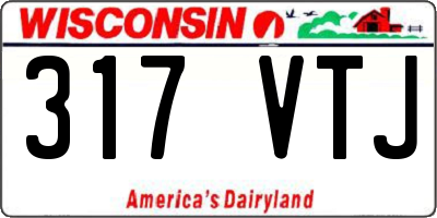 WI license plate 317VTJ