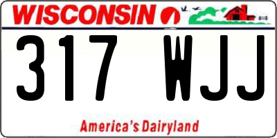 WI license plate 317WJJ
