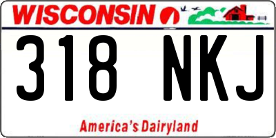 WI license plate 318NKJ