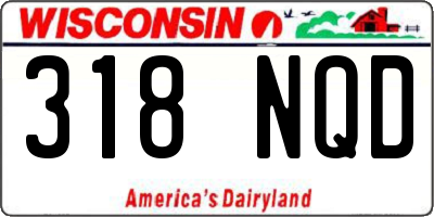 WI license plate 318NQD