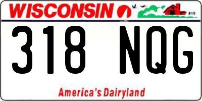 WI license plate 318NQG
