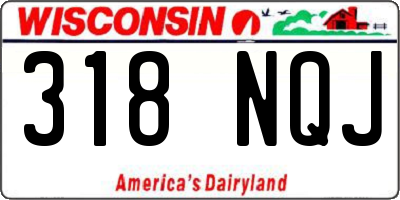 WI license plate 318NQJ