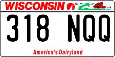 WI license plate 318NQQ