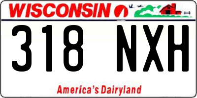 WI license plate 318NXH